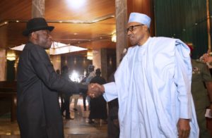 PRESIDENT-BUHARI-RECEIVES-FMR-PRESIDENT-JONATHAN-1-750x489