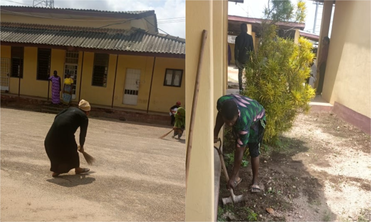 Ogun State indiscriminate waste disposal offenders performing court-ordered community service