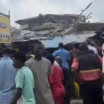 Panic as Building Collapses in Lagos