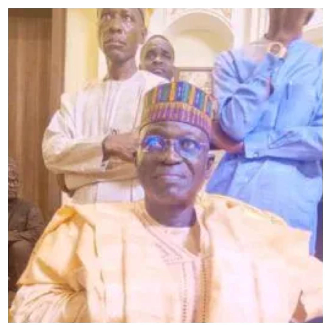 Suleiman Abba joins PDP during a political meeting in Jigawa State