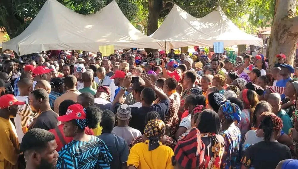 Labour Party receives over 1,000 PDP, APC and ADC defectors in Ogbadibo, Benue State.