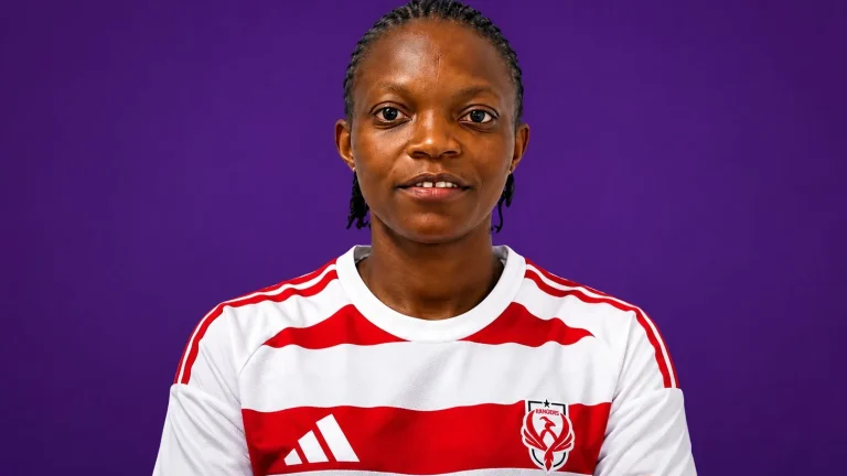 Miracle Usani playing for Nigeria Super Falcons