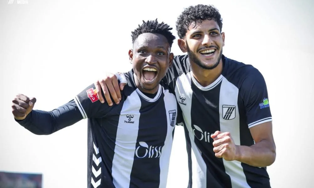 CS Sfaxien forward Emmanuel Ogbole ahead of Shooting Stars CAF Confederation Cup clash