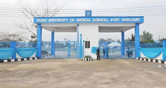 PAMO University scholarship students at a medical education facility in Port Harcourt