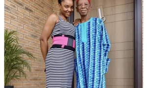 Chioma Chukwuka Akpotha mourns father Leonard Ndukaife Chukwuka